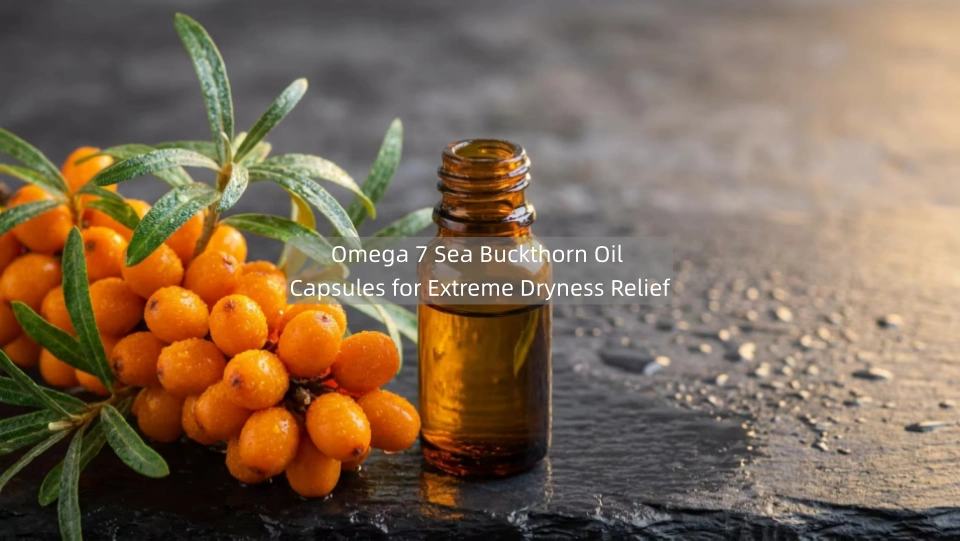 Omega 7 Sea Buckthorn Oil Capsules for Extreme Dryness Relief
